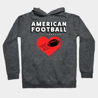 AMERICAN FOOTBALL HEART Hoodie